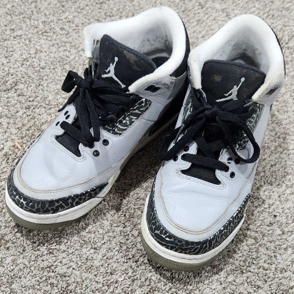 Jordan Black and White Shoe Interior